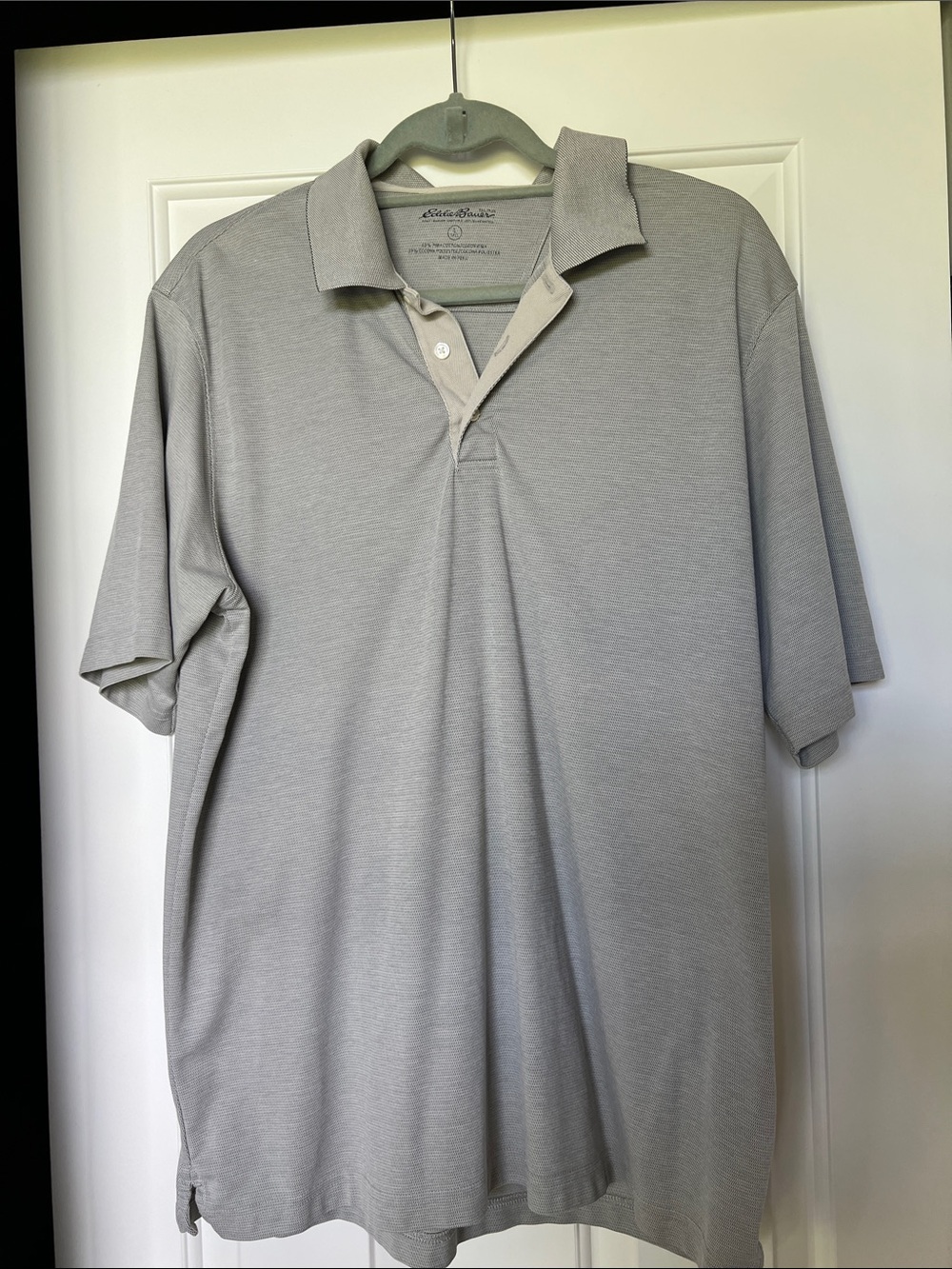 NWOT Eddie Bauer Short Sleeve Pima Cotton Blend Polo Shirt